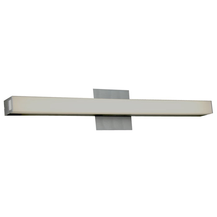 Abra Lighting Sabre 1 Light 24" Floating Backplate Vanity, Aluminum
