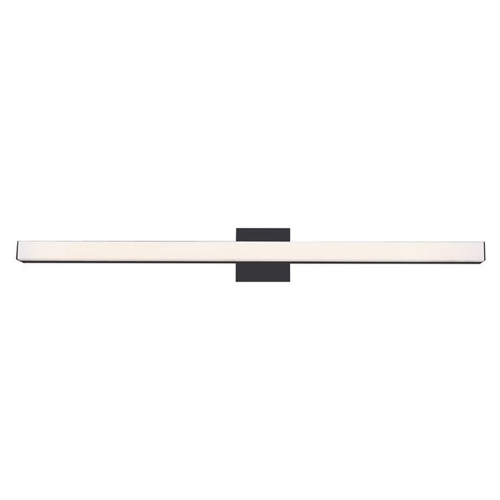 Abra Lighting Sabre 1 Light 24" Floating Backplate Vanity, Black