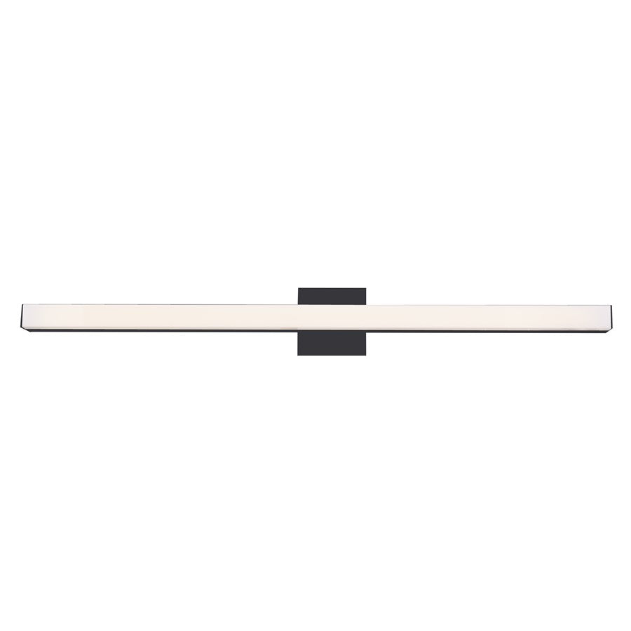 Abra Lighting Sabre 1 Light 24" Floating Backplate Vanity, Black