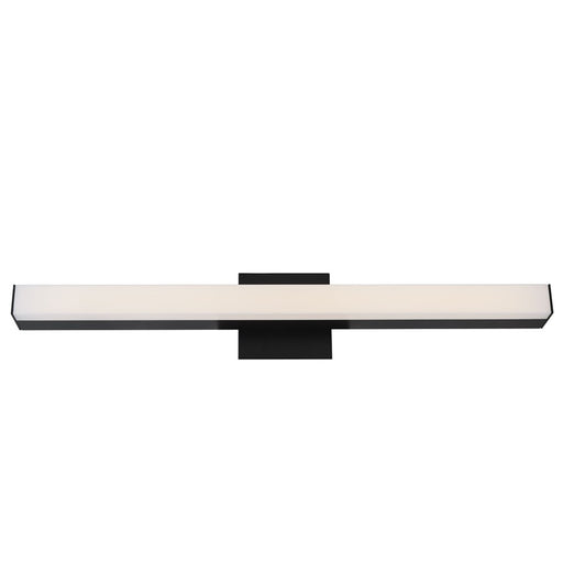 Abra Lighting Sabre 1 Light 24" Floating Backplate Vanity, Black