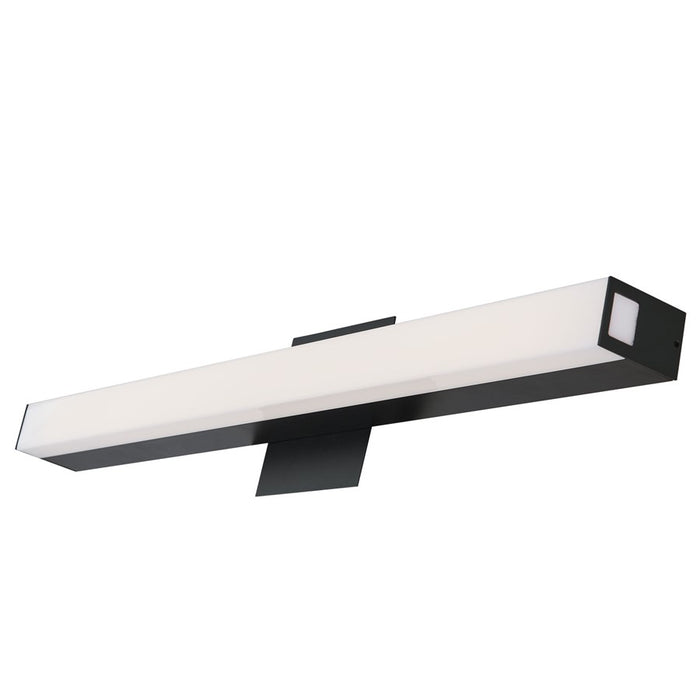 Abra Lighting Sabre 1 Light 24" Floating Backplate Vanity, Black
