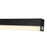 Abra Lighting Sabre 1 Light 24" Floating Backplate Vanity, Black
