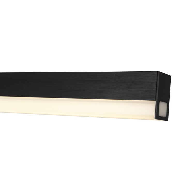 Abra Lighting Sabre 1 Light 24" Floating Backplate Vanity, Black