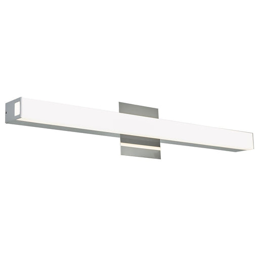 Abra Lighting Sabre 1 Light 24" Floating Backplate Vanity, Chrome