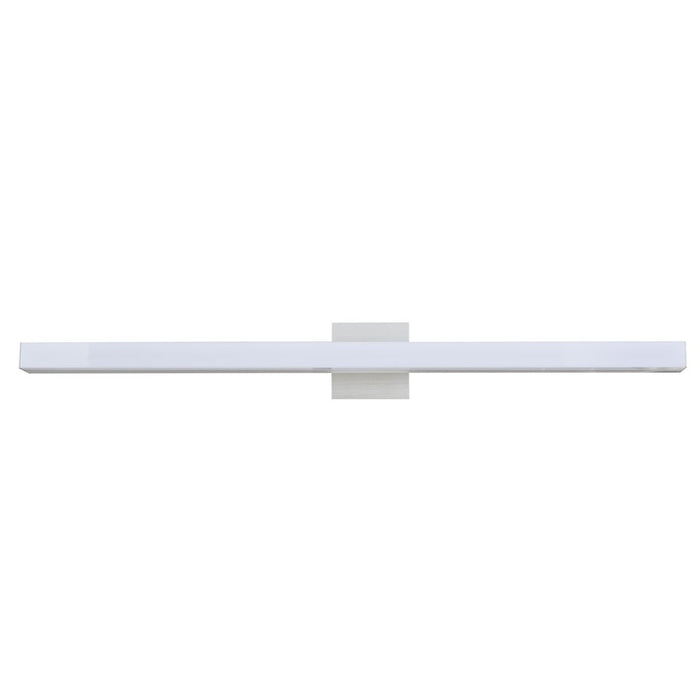 Abra Lighting Sabre 1 Light 36" Floating Backplate Vanity, Aluminum
