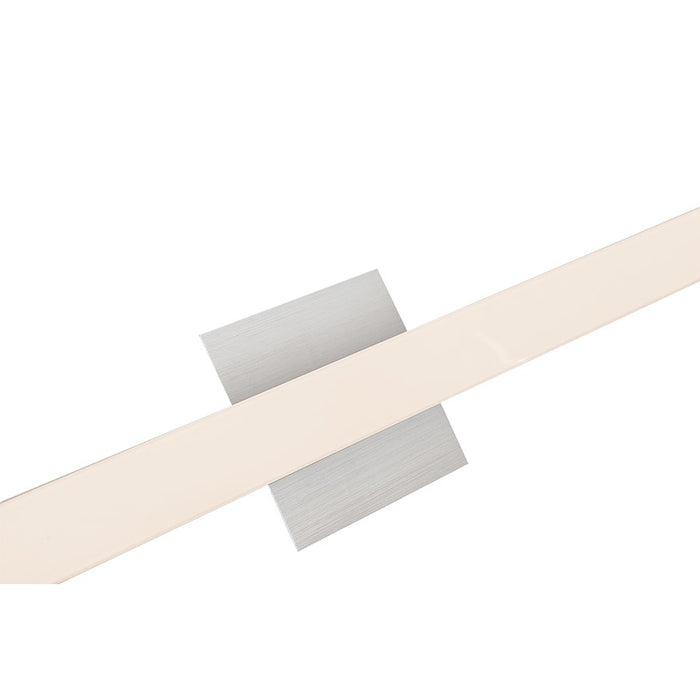 Abra Lighting Sabre 1 Light 36" Floating Backplate Vanity, Aluminum