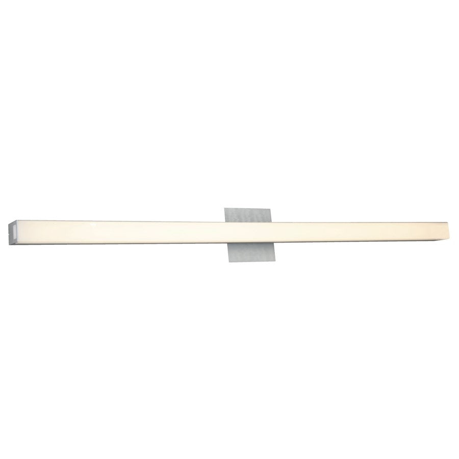 Abra Lighting Sabre 1 Light 36" Floating Backplate Vanity, Aluminum