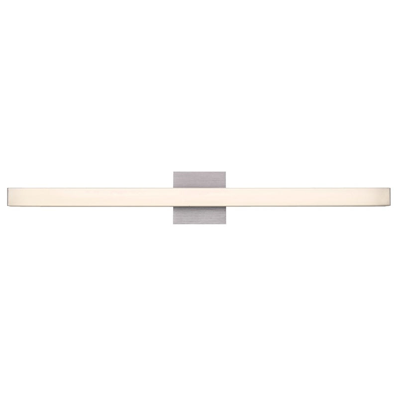 Abra Lighting Sabre 1 Light 36" Floating Backplate Vanity, Aluminum