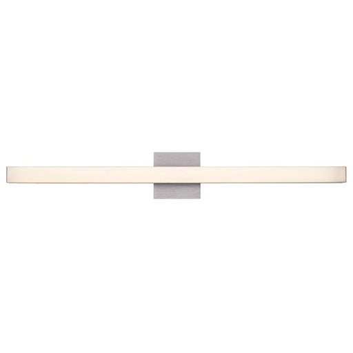 Abra Lighting Sabre 1 Light 36" Floating Backplate Vanity, Aluminum
