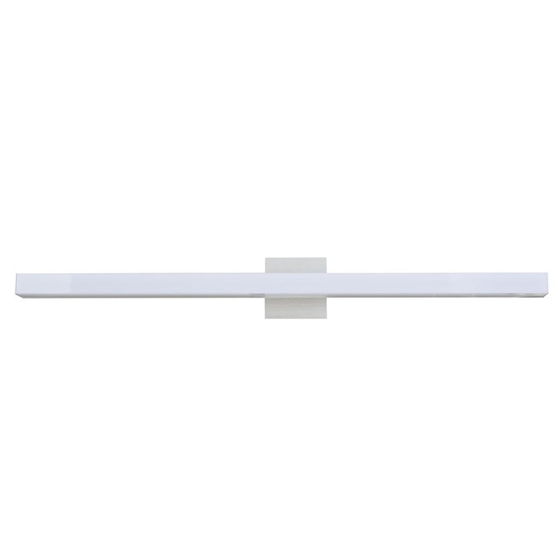 Abra Lighting Sabre 1 Light 36" Floating Backplate Vanity, Aluminum