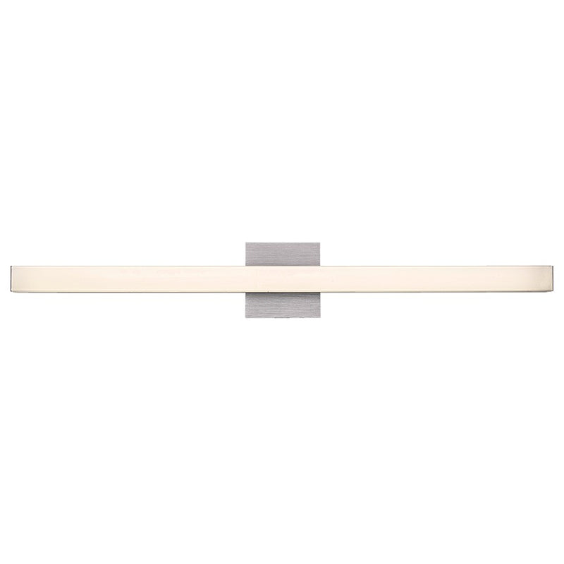 Abra Lighting Sabre 1 Light 36" Floating Backplate Vanity, Aluminum