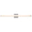 Abra Lighting Sabre 1 Light 36" Floating Backplate Vanity, Aluminum