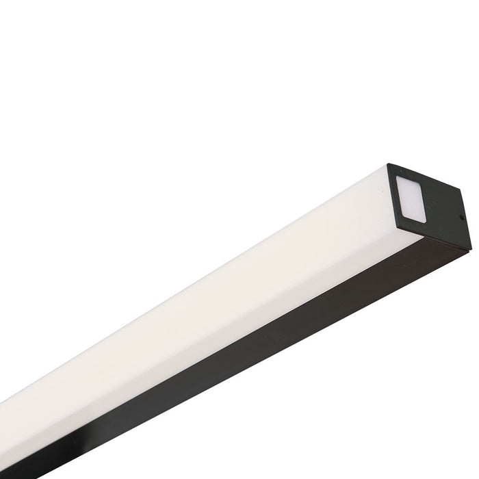 Abra Lighting Sabre 1 Light 36" Floating Backplate Vanity, Black