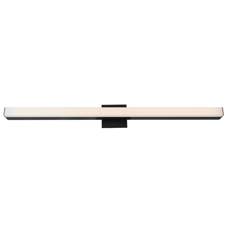 Abra Lighting Sabre 1 Light 36" Floating Backplate Vanity, Black