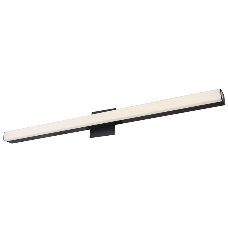 Abra Lighting Sabre 1 Light 36" Floating Backplate Vanity, Black