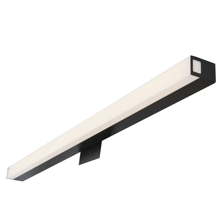 Abra Lighting Sabre 1 Light 36" Floating Backplate Vanity, Black