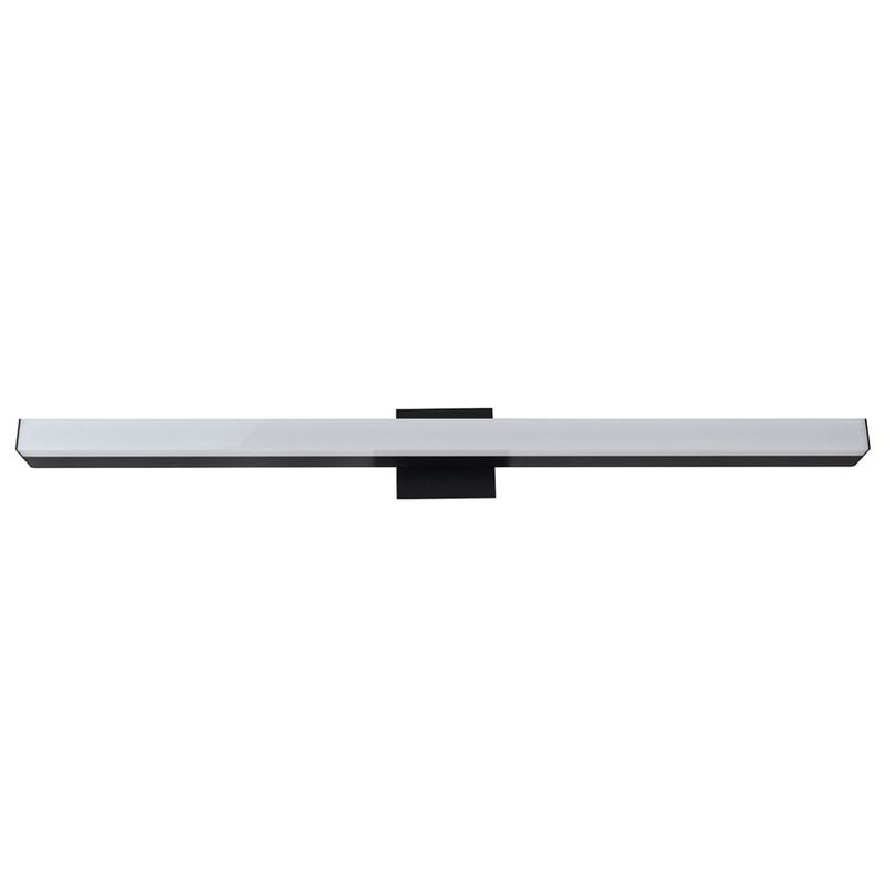 Abra Lighting Sabre 1 Light 36" Floating Backplate Vanity, Black
