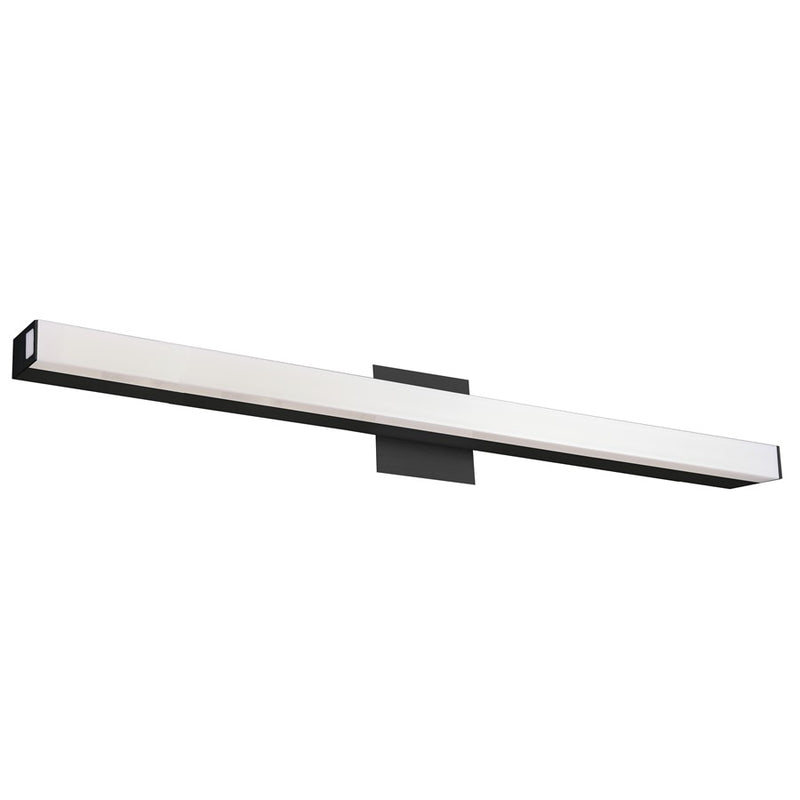 Abra Lighting Sabre 1 Light 36" Floating Backplate Vanity, Black