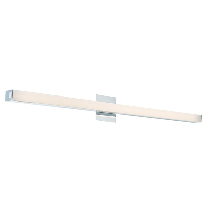 Abra Lighting Sabre 1 Light 36" Floating Backplate Vanity, Chrome