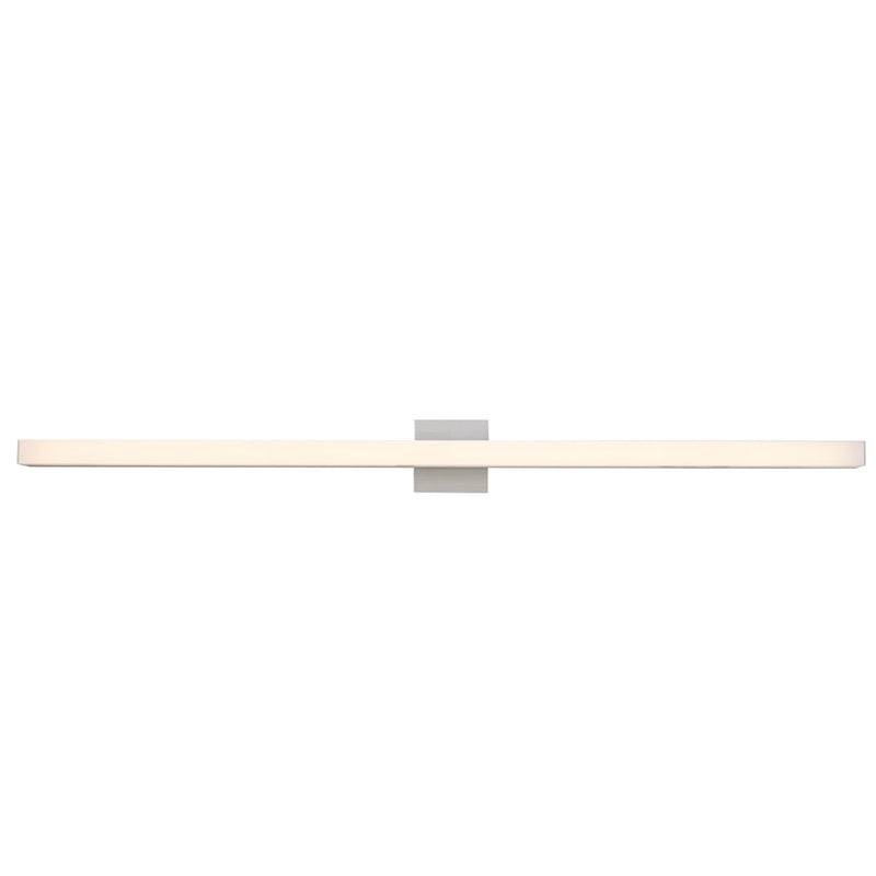 Abra Lighting Sabre 1 Light 48" Floating Backplate Vanity, Aluminum