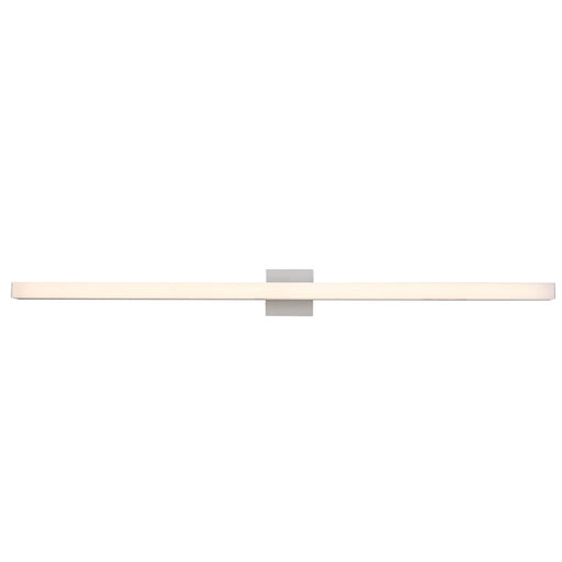 Abra Lighting Sabre 1 Light 48" Floating Backplate Vanity, Aluminum