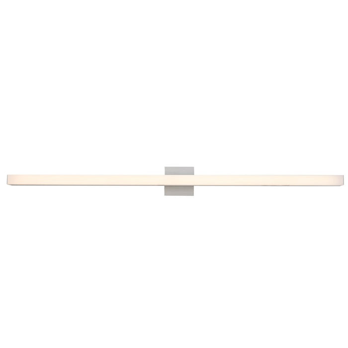 Abra Lighting Sabre 1 Light 48" Floating Backplate Vanity, Aluminum