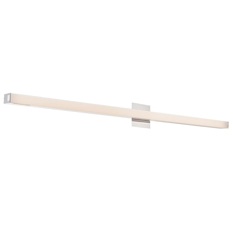 Abra Lighting Sabre 1 Light 48" Floating Backplate Vanity, Aluminum
