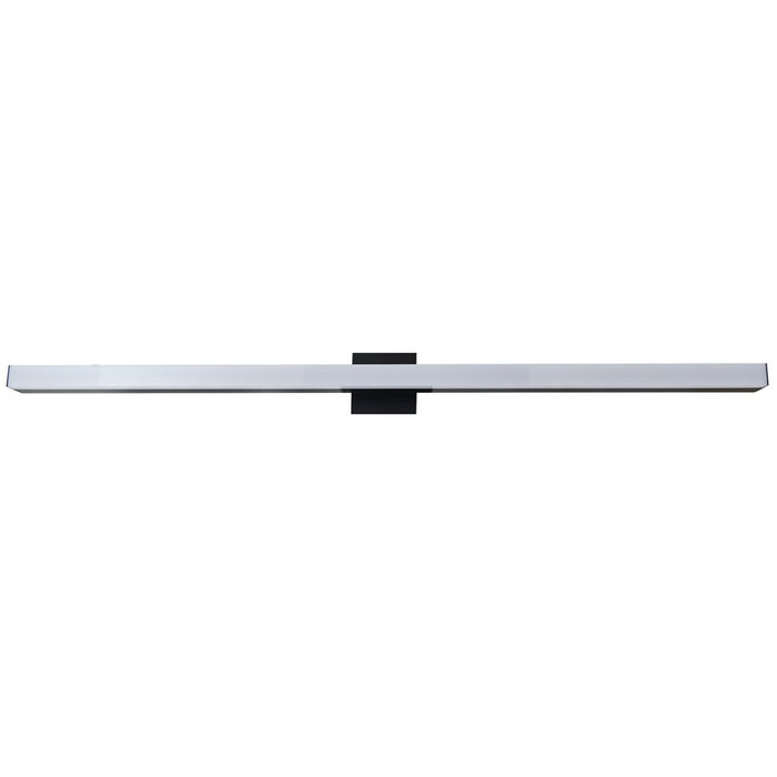 Abra Lighting Sabre 1 Light 48" Floating Backplate Vanity, Black