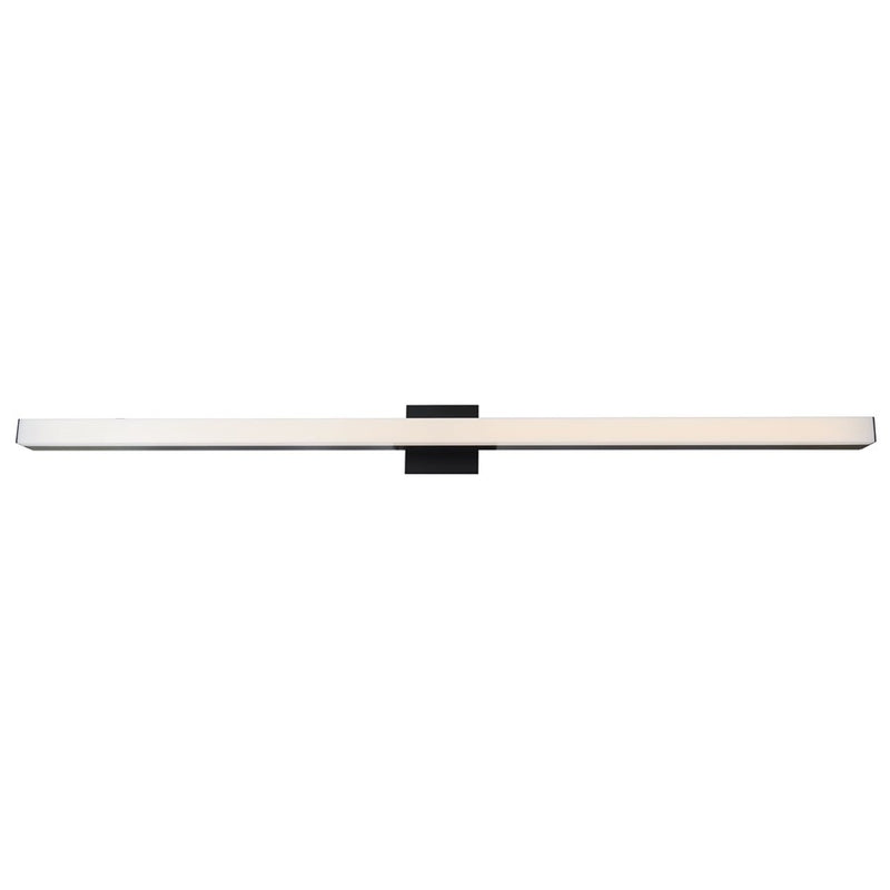 Abra Lighting Sabre 1 Light 48" Floating Backplate Vanity, Black