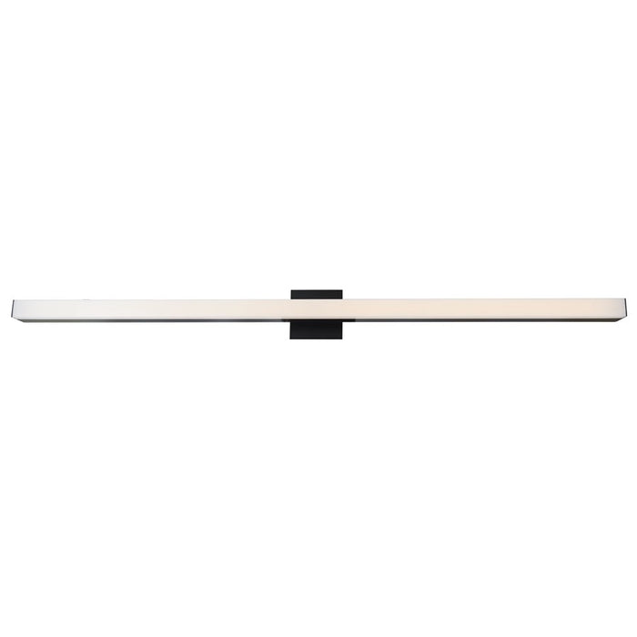 Abra Lighting Sabre 1 Light 48" Floating Backplate Vanity, Black