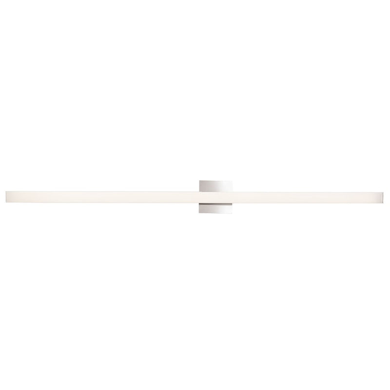 Abra Lighting Sabre 1 Light 48" Floating Backplate Vanity, Chrome