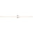 Abra Lighting Sabre 1 Light 48" Floating Backplate Vanity, Chrome