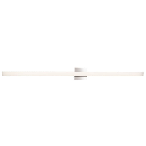 Abra Lighting Sabre 1 Light 48" Floating Backplate Vanity, Chrome