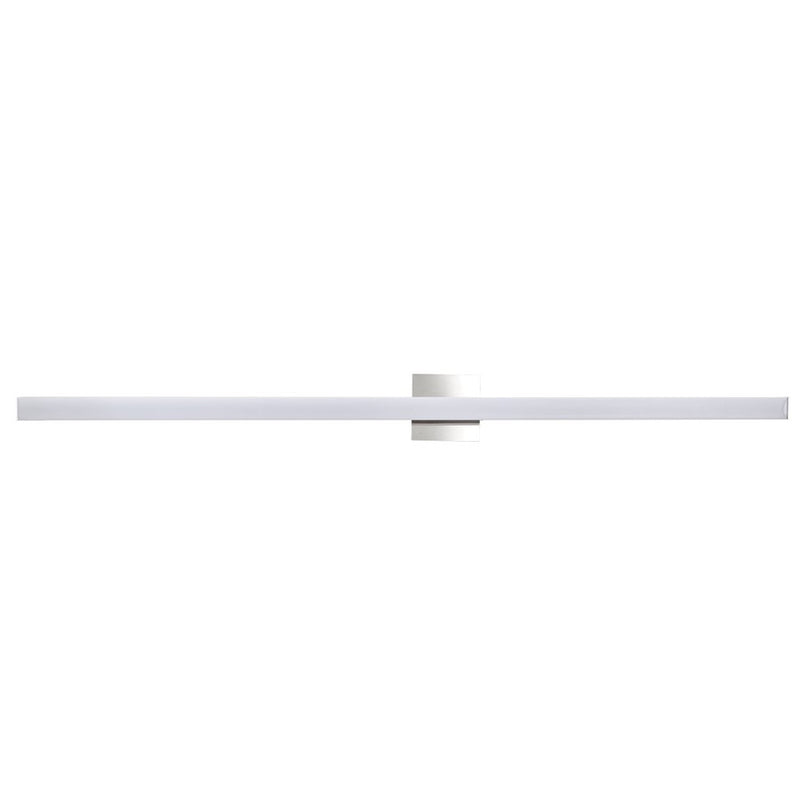 Abra Lighting Sabre 1 Light 48" Floating Backplate Vanity, Chrome