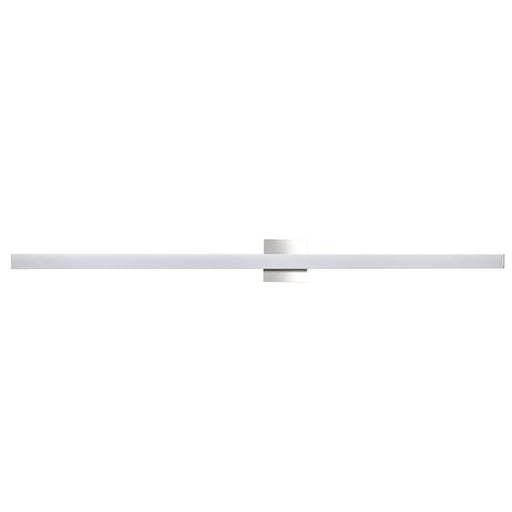 Abra Lighting Sabre 1 Light 48" Floating Backplate Vanity, Chrome