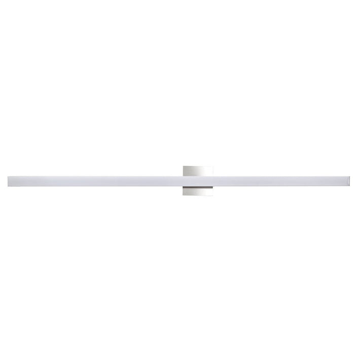 Abra Lighting Sabre 1 Light 48" Floating Backplate Vanity, Chrome