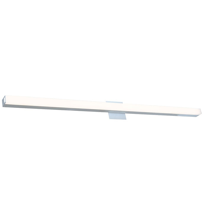Abra Lighting Sabre 1 Light 48" Floating Backplate Vanity, Chrome