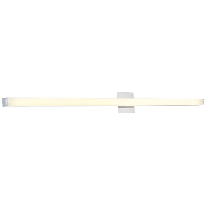 Abra Lighting Sabre 1 Light 48" Floating Backplate Vanity, Chrome