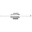 Abra Lighting Foil 1Lt 24" Dimmable LED Vanity Bar, Aluminum - 20020WV-BA-FOIL