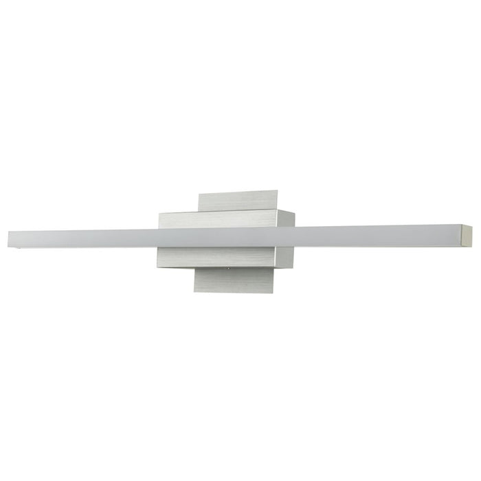Abra Lighting Foil 1 Light 24" Dimmable LED Vanity Bar, Aluminum