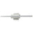 Abra Lighting Foil 1 Light 24" Dimmable LED Vanity Bar, Aluminum