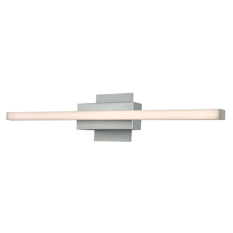 Abra Lighting Foil 1 Light 24" Dimmable LED Vanity Bar, Aluminum