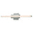 Abra Lighting Foil 1 Light 24" Dimmable LED Vanity Bar, Aluminum