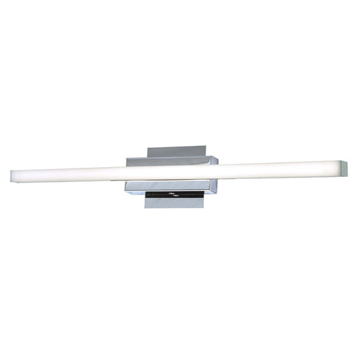 Abra Lighting Foil 1 Light 24" Dimmable LED Vanity Bar, Chrome
