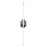 Abra Lighting Foil 1 Light 32" Dimmable LED Vanity Bar, Chrome