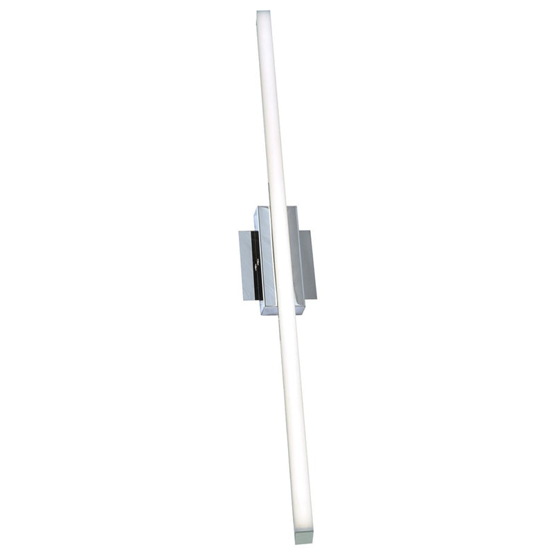 Abra Lighting Foil 1 Light 32" Dimmable LED Vanity Bar, Chrome
