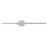 Abra Lighting Foil 1 Light 40" Dimmable LED Vanity Bar, Aluminum