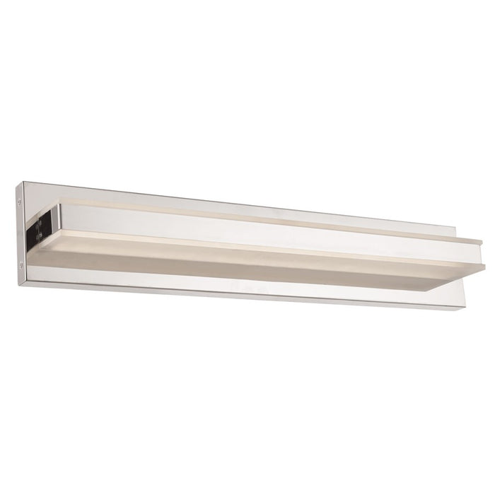 Abra Lighting Fusion 24" Solid Bar LED Vanity, Chrome