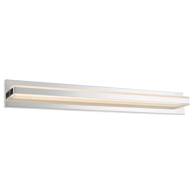 Abra Lighting Fusion 36" Solid Bar LED Vanity, Chrome
