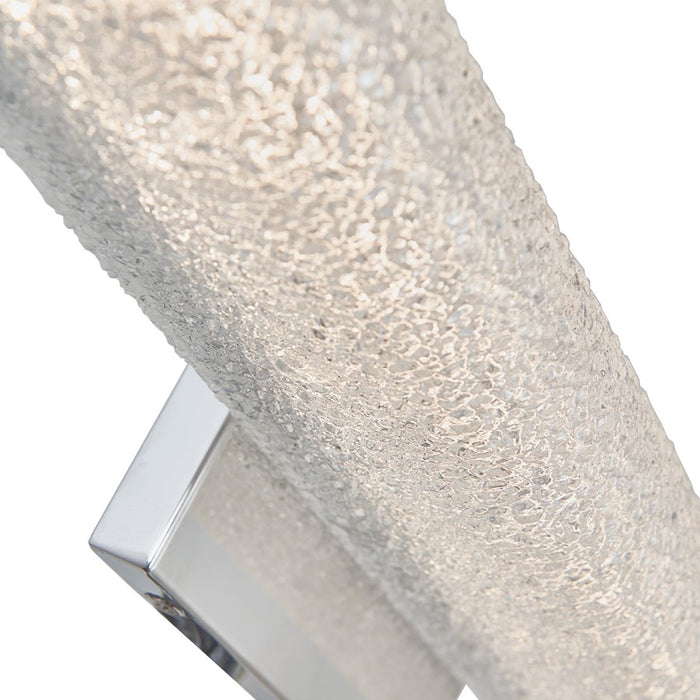 Abra Lighting Eco 1 Light 31" Oval Water Glass LED Vanity, Chrome